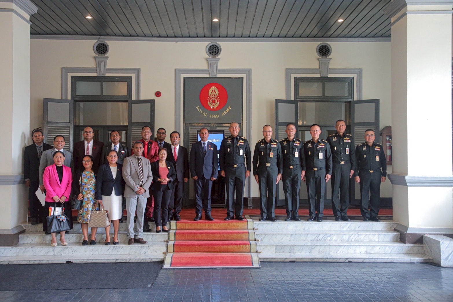 ประธานคณะกรรมาธิการฯ รัฐสภาติมอร์ - เลสเต เยือนกองทัพบก กระชับสัมพันธ์ 