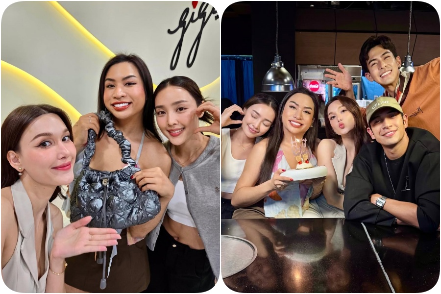 "สไปร์ท บะบะบิ" แฮปปี้! เพื่อนสาว - สองหนุ่มหล่อ "เกรท-เต้ย" เซอร์ไพรส์ปิ้งย่างวันเกิดสุดอบอุ่น