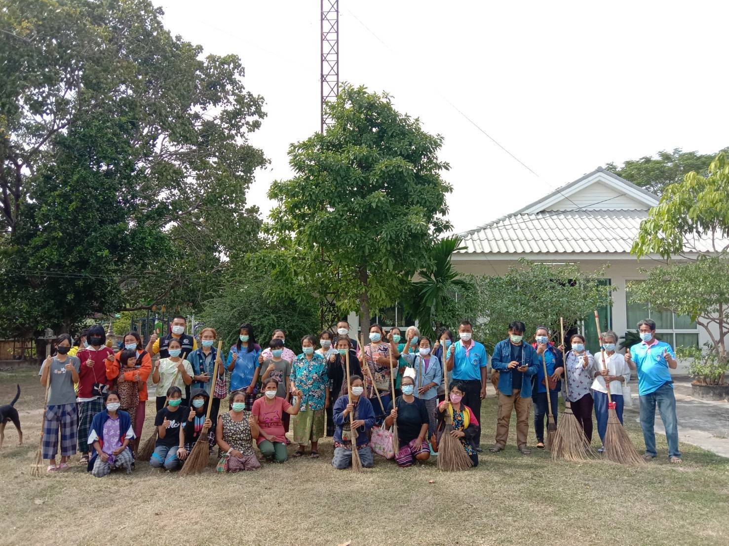 กอ.รมน.ยโสธรจัดกิจกรรมบวรร่วมใจสร้างชุมชนคุณธรรม