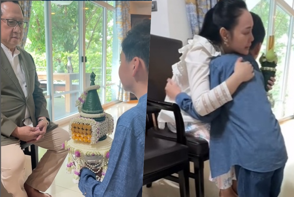 อนุโมทนาบุญ!  "น้องข้าวหอม" ลูกชาย "เจ้าสัวบุญชัย-ตั๊ก บงกช" ลาบวชสามเณร 