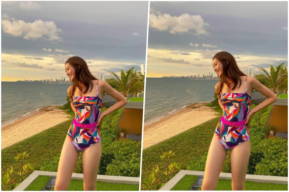 'ณิชา' เซ็กซี่เบาๆ อวดหุ่นสวยในชุดว่ายน้ำ
