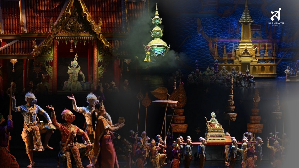 โขนตอน "สัตยาพาลี" สุดยิ่งใหญ่อลังการ ชมฉากปูยักษ์ ทศกัณฐ์ทรงช้าง