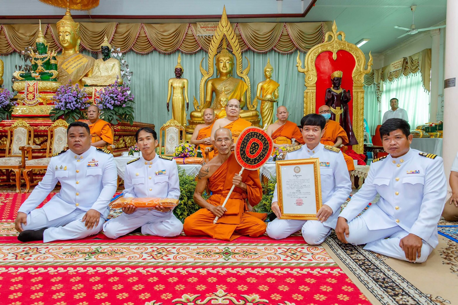  ศิษยานุศิษย์ ร่วมมุทิตาสักการะ พระครูโสภณนาคกิจ เจ้าอาวาสวัดช้าง เนื่องในโอกาสเจริญอายุวัฒนมงคล 53 ปี 