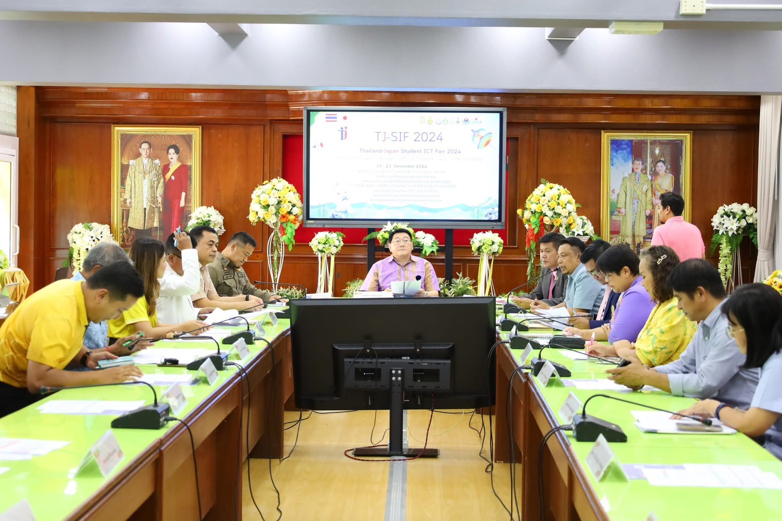 สตูลเตรียมพร้อมการจัดงานมหกรรมสิ่งประดิษฐ์ไอซีทีของนักเรียนไทยและนักเรียนญี่ปุ่น 
