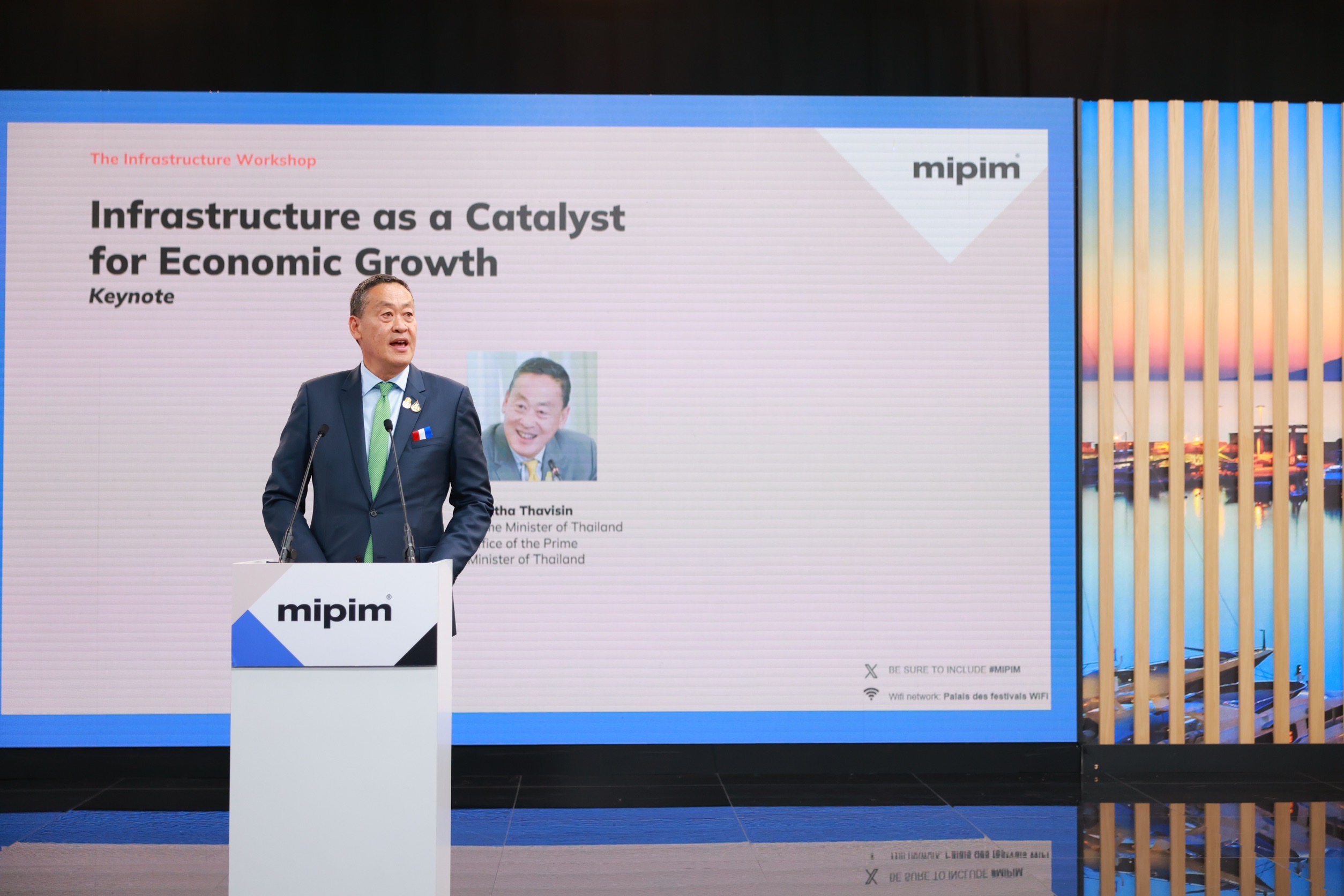"นายกฯ" กล่าวปาฐกถางานมหกรรมอสังหาริมทรัพย์นานาชาติ (MIPIM 2024) ย้ำศักยภาพ 3 โครงสร้างพื้นฐานของไทย 