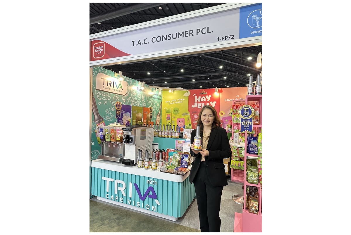 TACC ขนทัพสินค้าแบรนด์ TRIVA และ HAY Jelly ร่วมงาน THAIFEX – Anuga Asia 2025