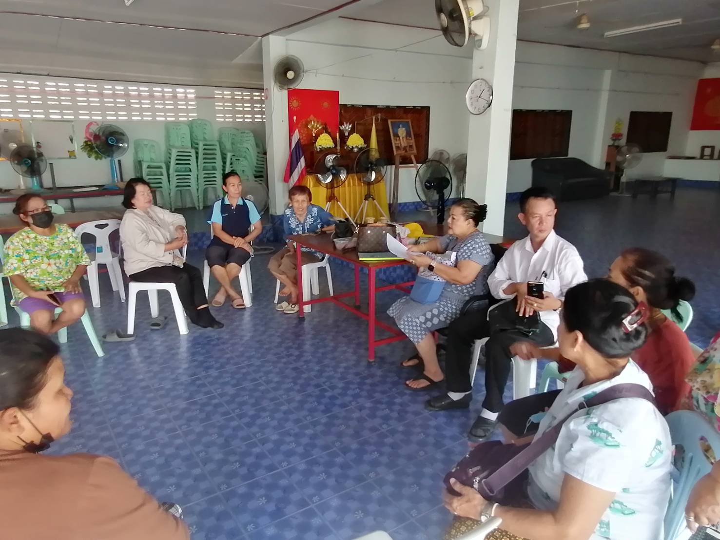 อสม.ชุมชนมณีไพรสณฑ์ประชุมเตรียมความพร้อมนำร่องโครงการอนามัยแม่และเด็ก