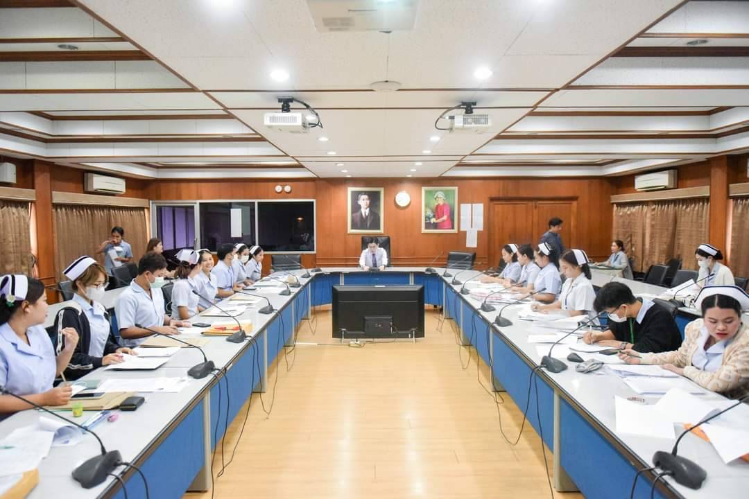 สธ.กาญจนบุรี ประชุมการรายงานตัวผู้ขึ้นบัญชีผู้ที่ได้รับการคัดเลือกเพื่อบรรจุและแต่งตั้งบุคคลเข้ารับราชการในตำแหน่งพยาบาลวิชาชีพ