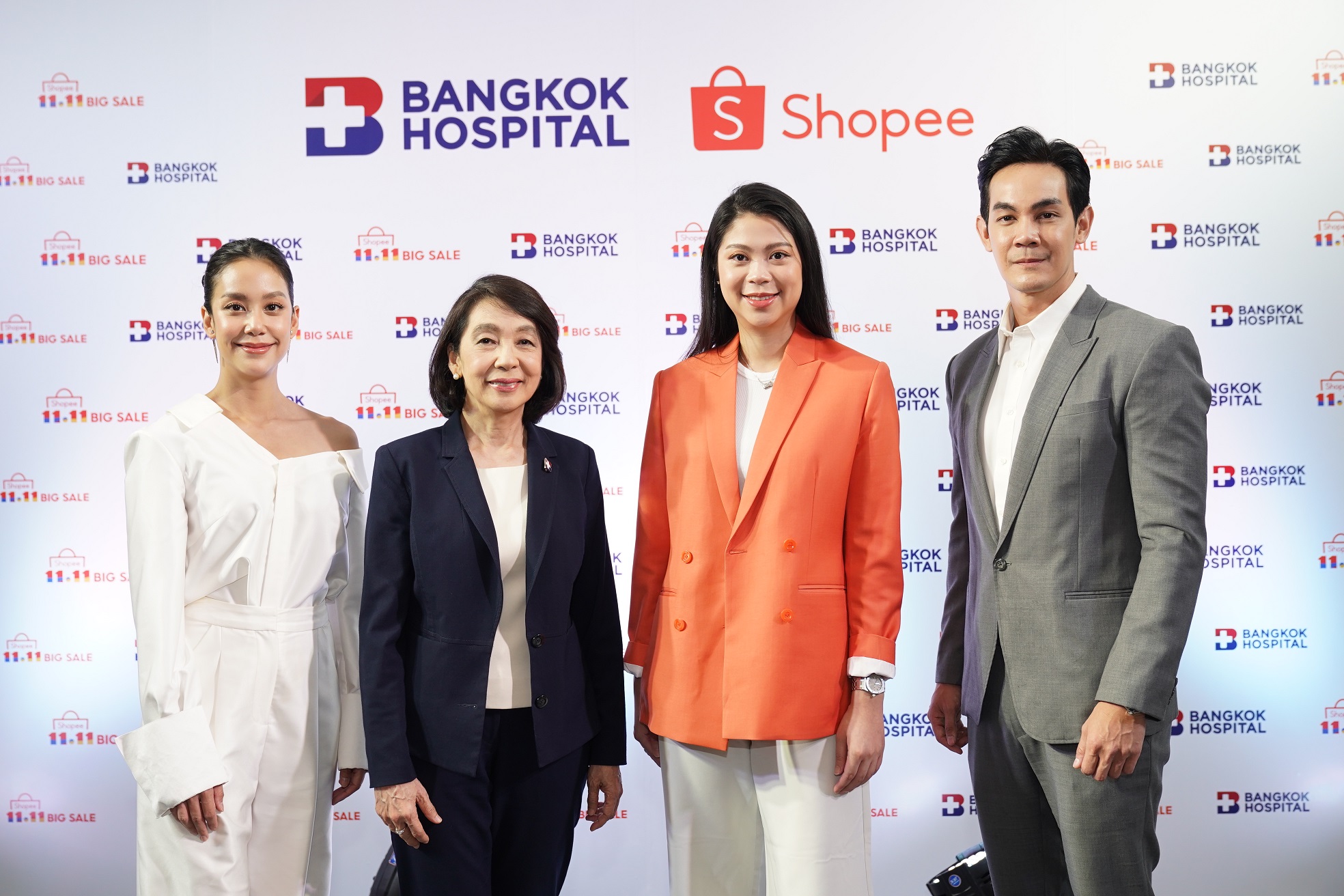 "แอริน ยุกตะทัต-กิก ดนัย" ร่วมแชร์เคล็ดลับสุขภาพดี ในงานเปิดตัวออฟฟิเชียลสโตร์ของ 'โรงพยาบาลกรุงเทพ' ครั้งแรกบน 'Shopee'