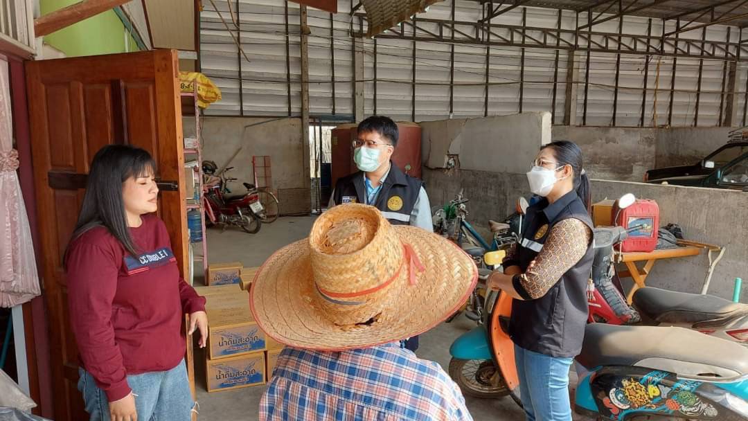 พาณิชย์จังหวัดสุโขทัย ตรวจสอบสต๊อกข้าวโพดเลี้ยงสัตว์จังหวัดสุโขทัย