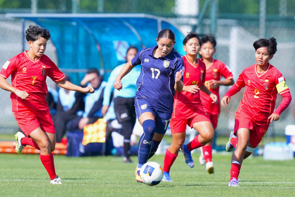 ฟุตบอลหญิงไทย U17 ชนะ เมียนมา U17 1-0 จ่อเข้ารอบน็อคเอาท์ ชิงแชมป์เอเชีย