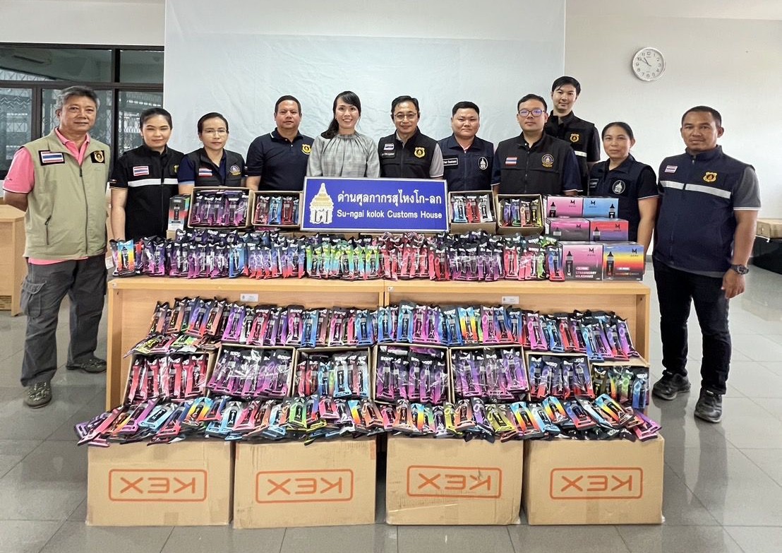 "ศุลกากร" ปราบปรามลักลอบนำเข้าบุหรี่ไฟฟ้า น้ำมันดีเซล-เบนซิน