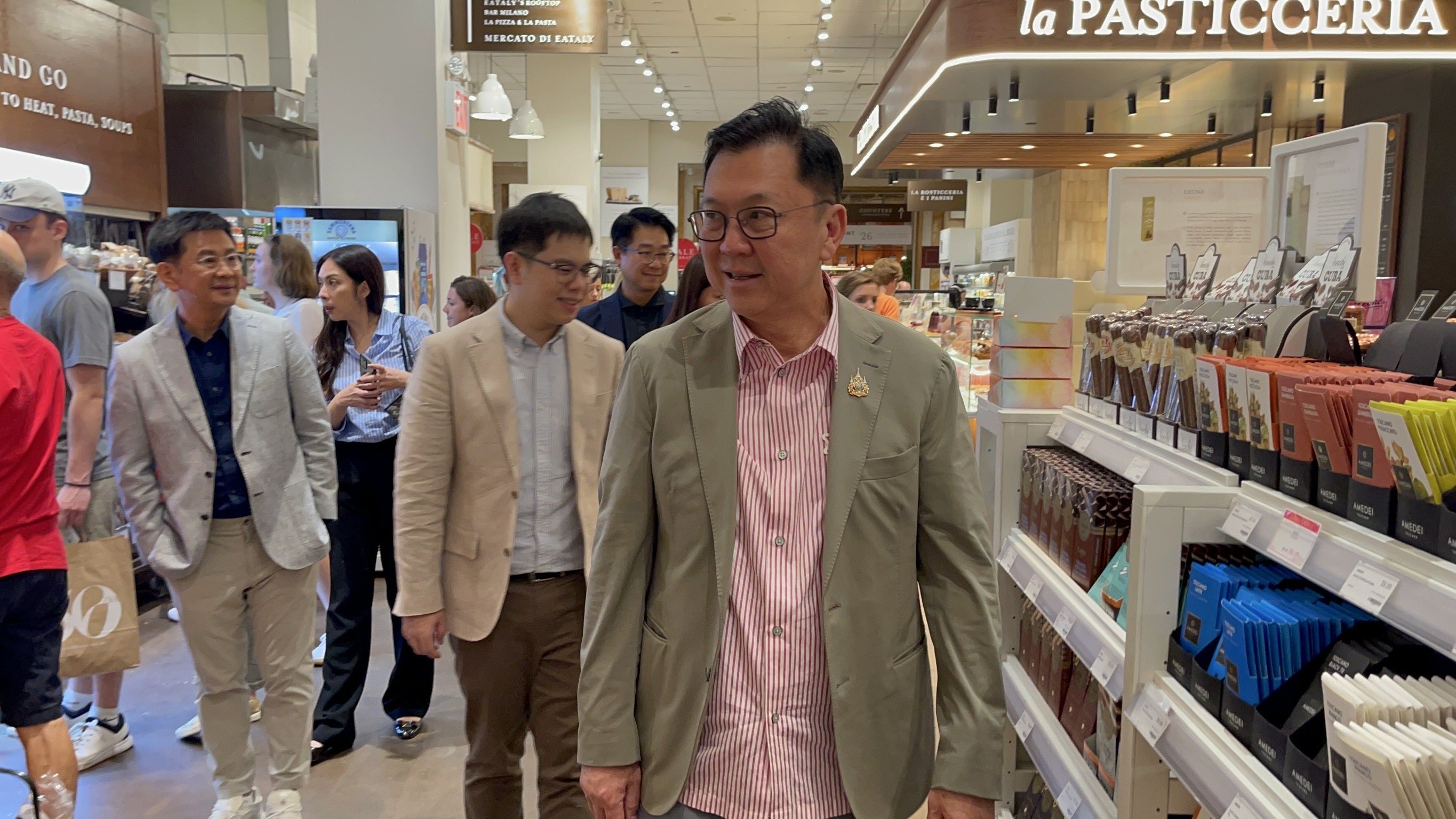 “จตุพร–ฉันทวิชญ์” สำรวจโมเดลร้าน Eataly ที่นิวยอร์ก ต่อยอดแนวคิดเปิดร้านสินค้าไทยในต่างประเทศ เจาะใจผู้บริโภคโลก