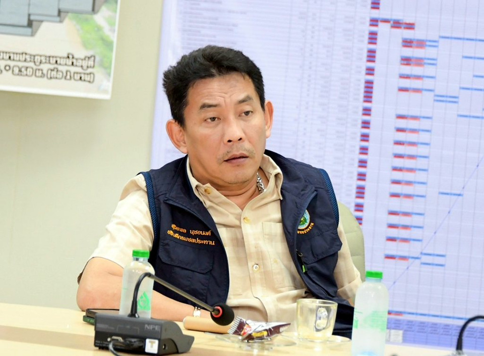 อธิบดีกรมชลฯ รุดตรวจน้ำเจ้าพระยา ปรับแผนรับมือน้ำเหนือเข้ม