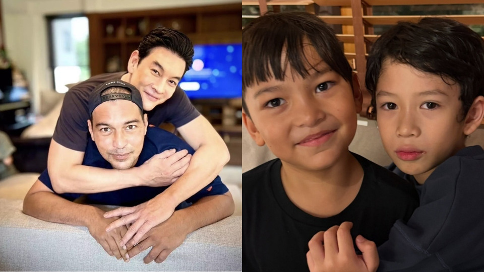 “น้องโพธิ์” ลูกชายชาคริต โพสต์ภาพกอด “น้องมิก้า” ลูกชายเร แมคโดนัลด์ พร้อมข้อความถึงเพื่อน
