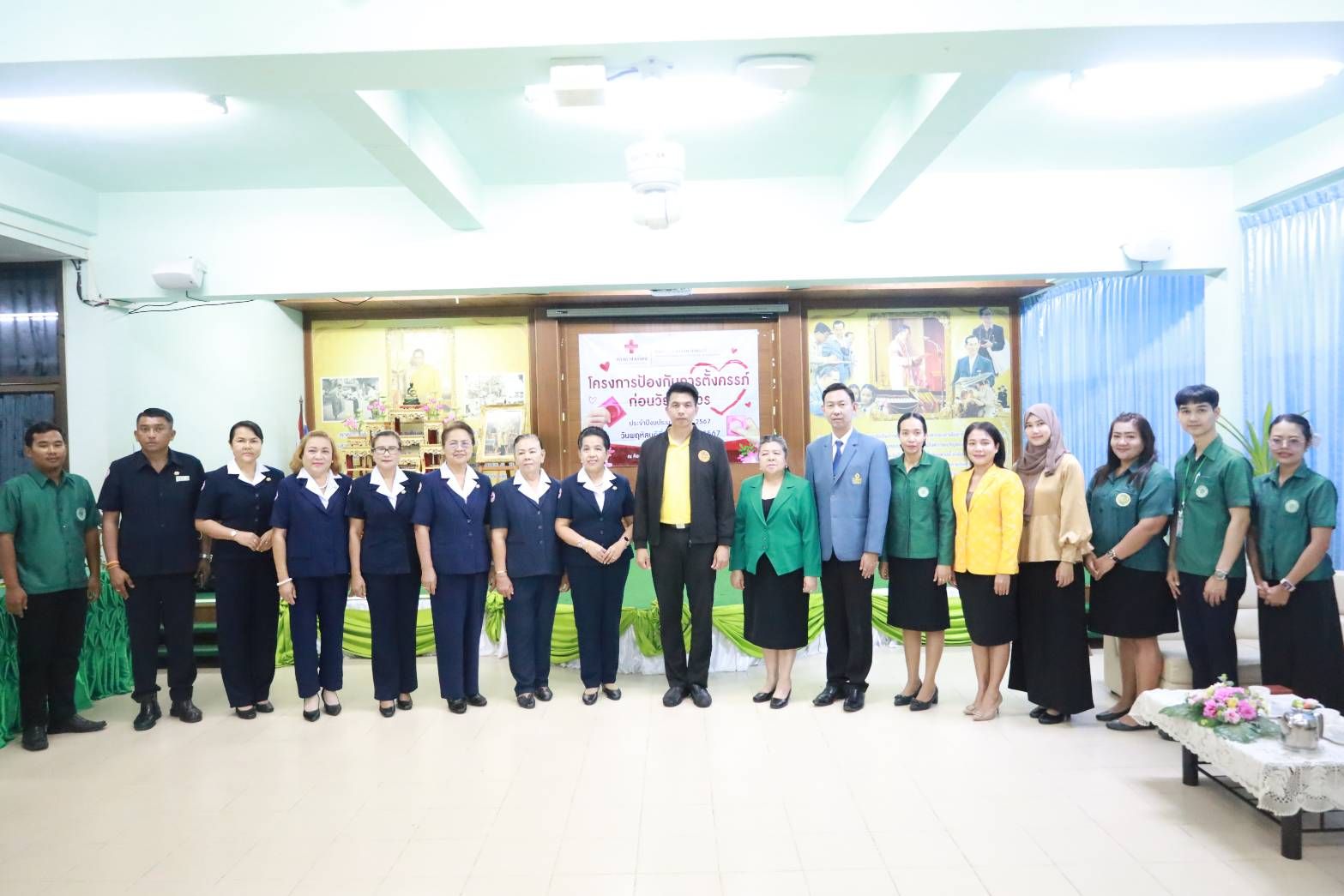 เหล่ากาชาดจังหวัดพังงาจัดโครงการป้องกันการตั้งครรภ์ก่อนวัยอันควร ประจำปีงบประมาณ