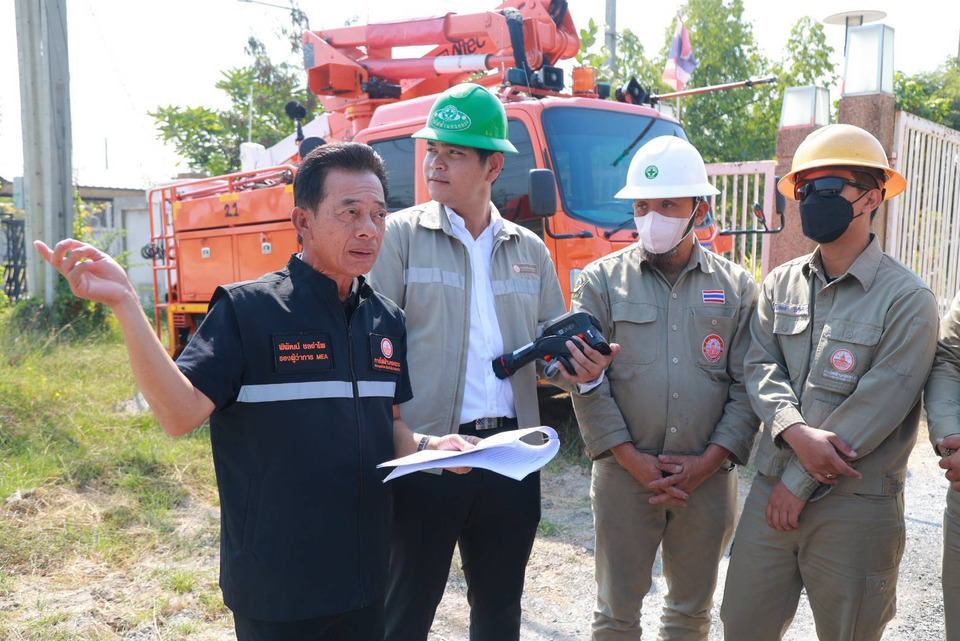 MEA ลงพื้นที่ กกต. สมุทรปราการ ยกระดับความมั่นคงระบบไฟฟ้าขั้นสูงสุดรองรับการเลือกตั้ง-ออกเสียงประชามติ 