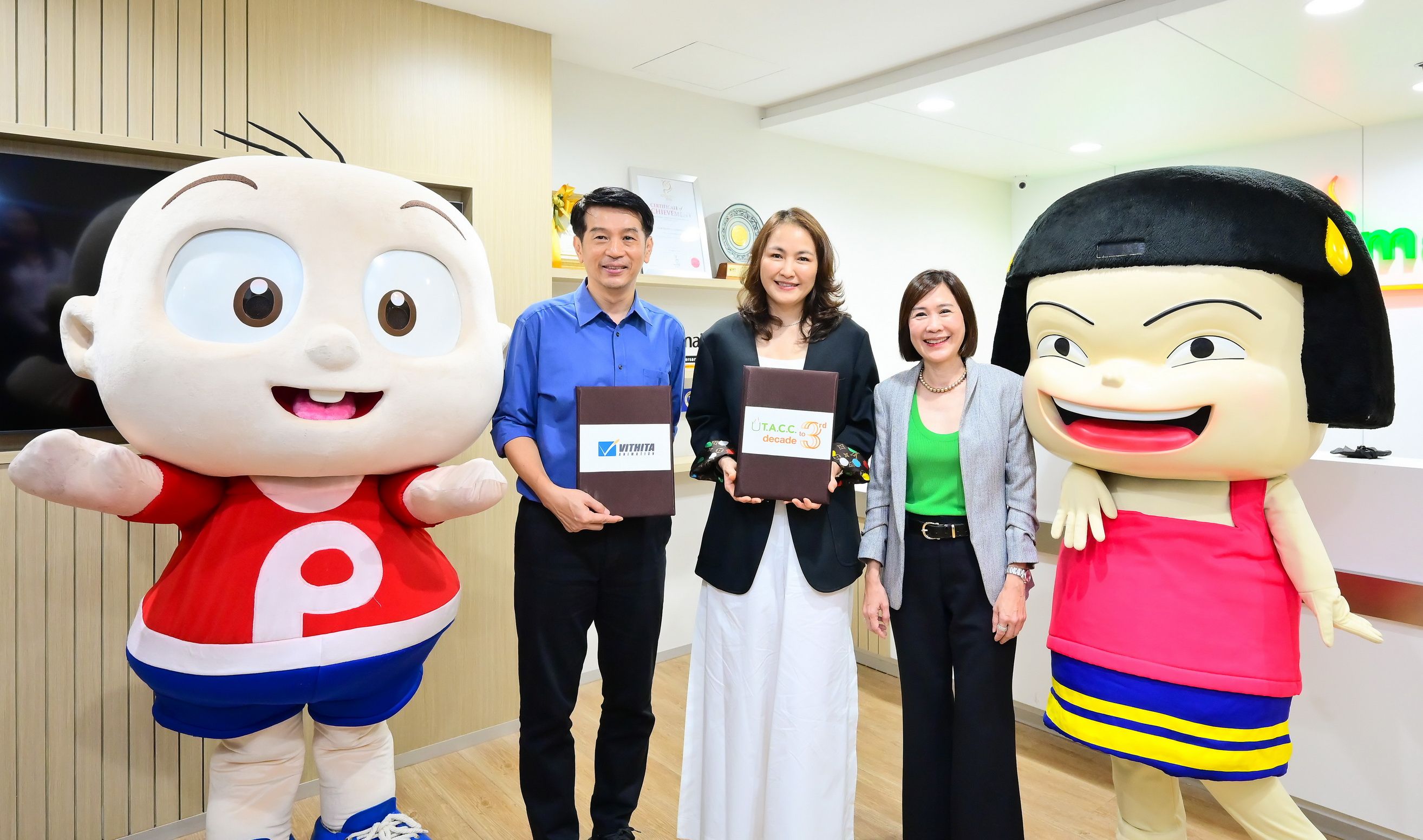 TACC คว้าลิขสิทธิ์  “ปังปอนด์-หนูหิ่น-รามเกียรติ์” จาก Vithita Animation หนุนนโยบาย Soft Power ดันรายได้ปีนี้โตเข้าเป้า 10%