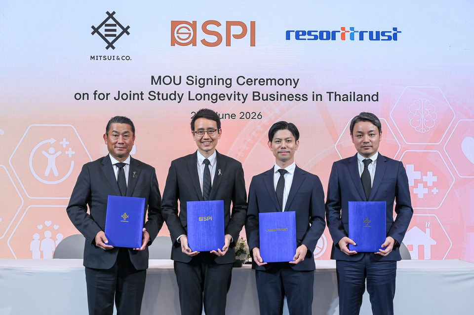 “SPI-Resorttrust-Mitsui” เตรียมบุกตลาดผลิตภัณฑ์เสริมอาหาร-ที่อยู่อาศัยผู้สูงอายุ ตอบรับเมกะเทรนด์สังคมสูงวัย