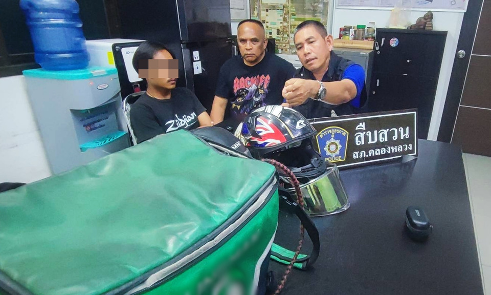 รวบไรเดอร์ควงมีดชิงทรัพย์ 2 คดีวันเดียว ตร.คลองหลวงไล่ล่า 12 วันจนมุม