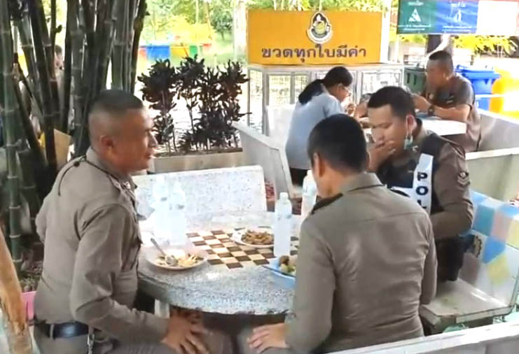สภ.โคกขาม“ตั้งโครงการอาหารกลางวัน”ผลิตผักเลี้ยง จนท.ตำรวจ