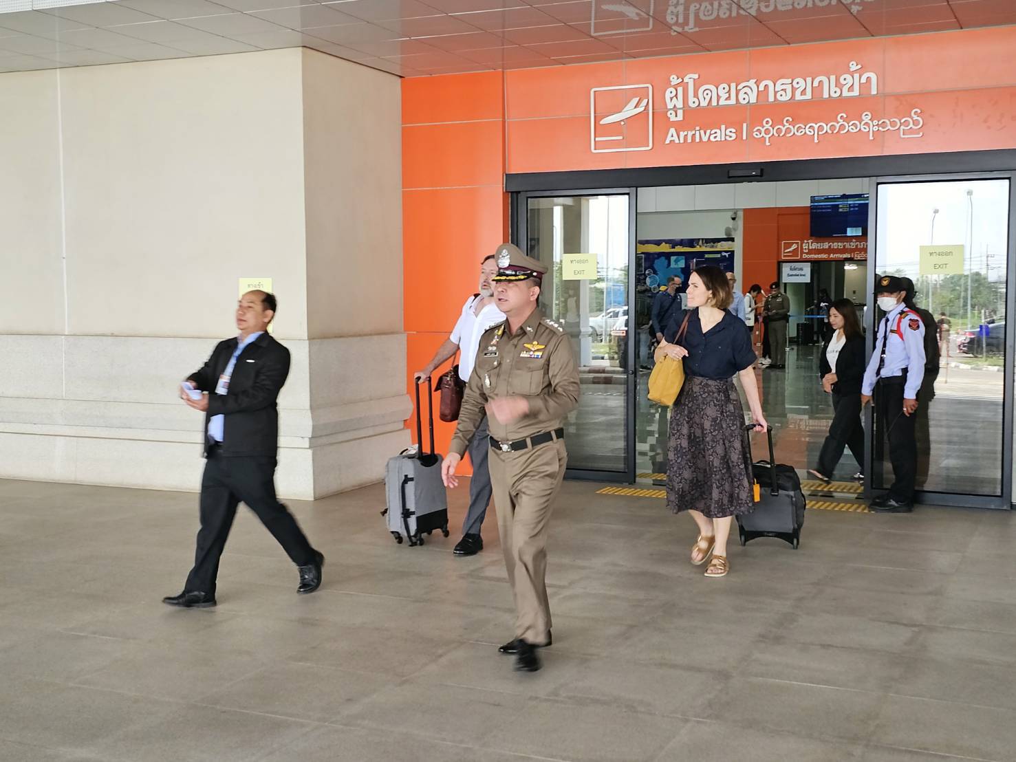 "แม่สอด 1" ร่วมต้อนรับเอกอัครราชทูต​สหราชอาณาจักร​ประจำประเทศไทย​ตรวจพื้นที่ชายแดน