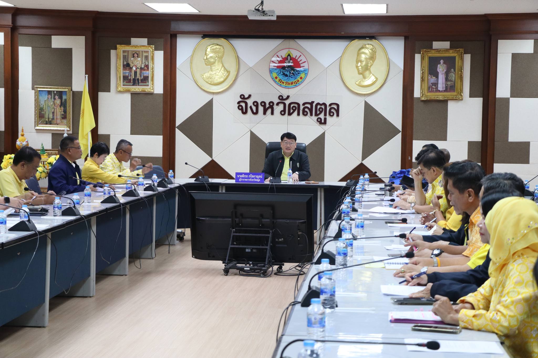 สตูล ประชุมคณะกรรมการและคณะทำงานดำเนินโครงการบรรพชาอุปสมบท เฉลิมพระเกียรติ