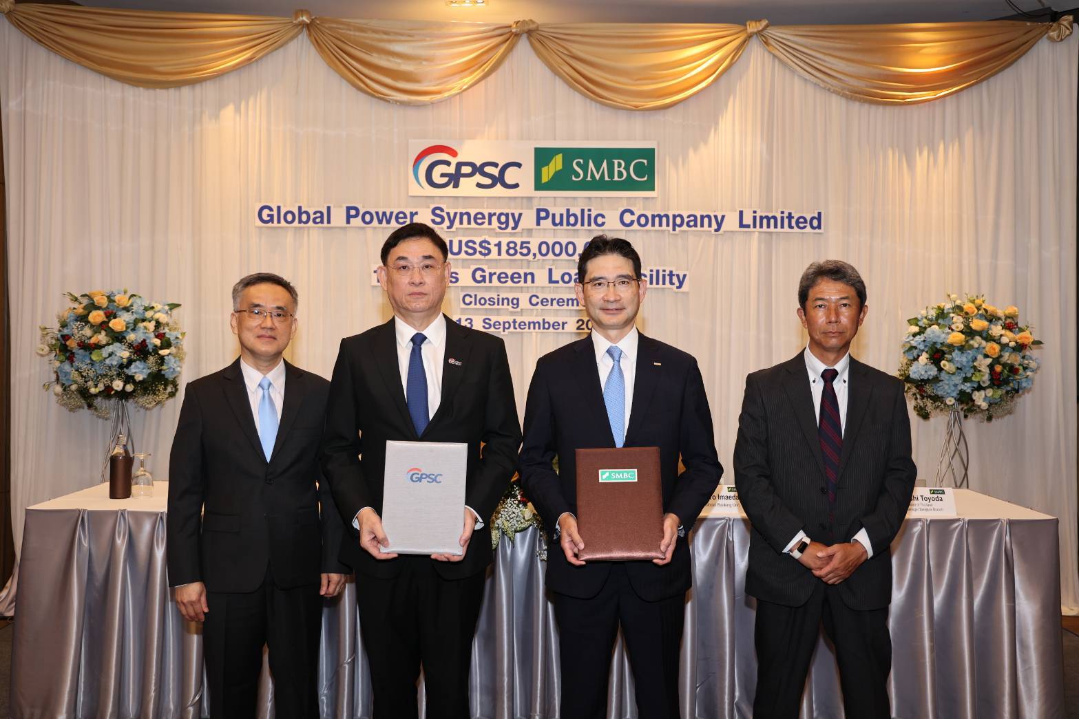 GPSC-SMBC สนับสนุนสินเชื่อสีเขียวครั้งแรกของกลุ่ม ปตท.วงเงิน 185 ล้านเหรียญสหรัฐฯ มุ่งขยายพอร์ตพลังงานสะอาด