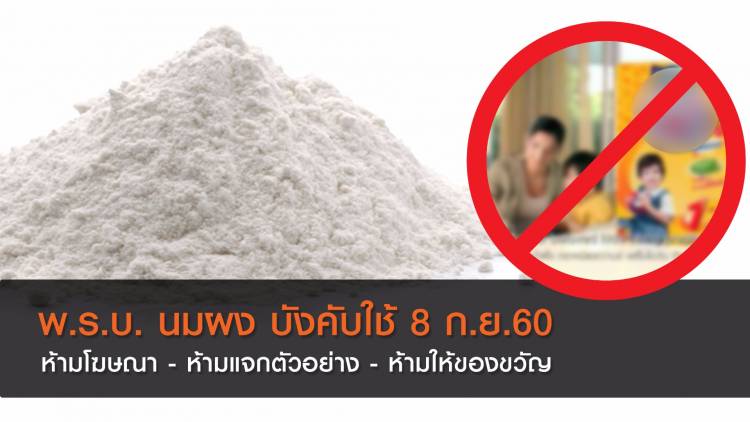ห้ามโฆษณานมเด็ก : เพื่อสุขภาพที่ดีของเด็กด้วยการดื่มนมแม่