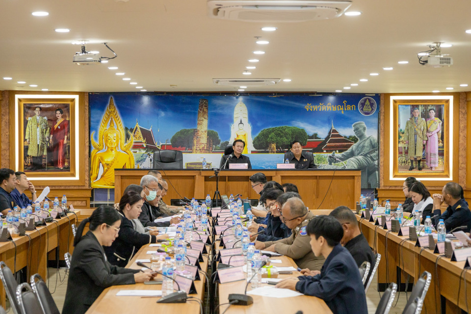 พิษณุโลก ประชุมวางมาตรการลดอุบัติเหตุปีใหม่ 69 คุมเข้มถนนสายหลัก