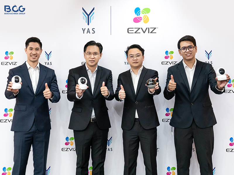 กล้องสมาร์ทโฮม EZVIZ จับมือ YAS เสริมทัพทั่วปท. นำชีวิตสู่ Smart Life รับเทรนด์ยุคดิจิทัล