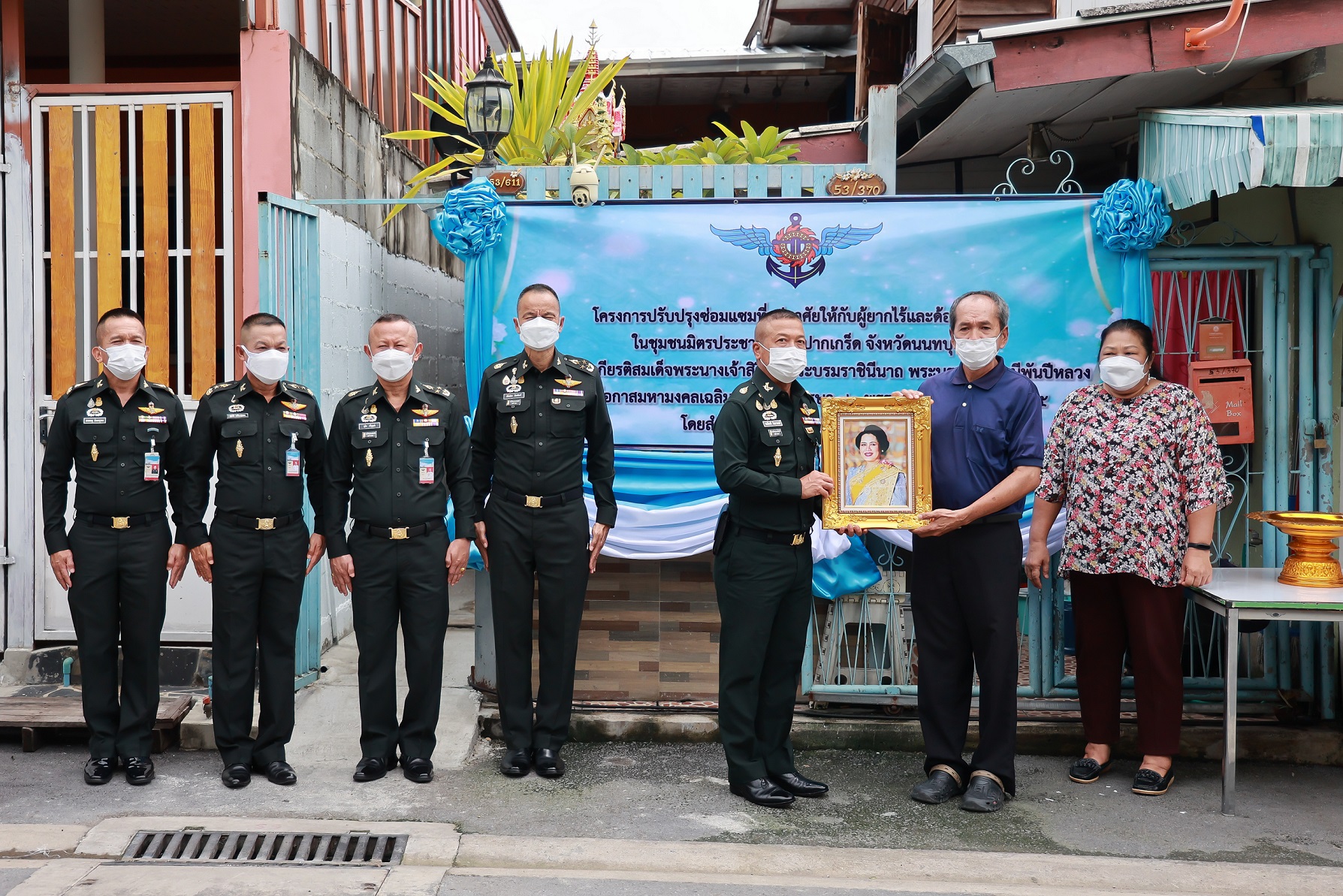 ปลัดกระทรวงกลาโหมลงพื้นที่ชุมชนมิตรประชา  ส่งมอบบ้านหลังใหม่ให้ผู้ด้อยโอกาส-ยากไร้