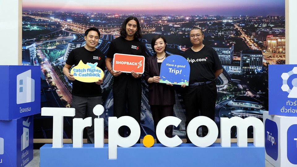 ShopBack x Trip.com ฉลองความสำเร็จ “TripTastic” กวาดจอง 300,000 รายการ มอบแคชแบ็คกว่า 4 เท่า
