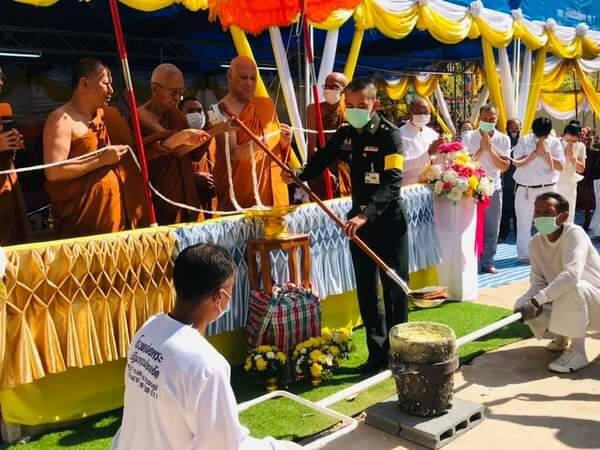รองผู้ว่าฯยโสธร เททองหล่อพระประธานวัดเวฬุวันวนาราม