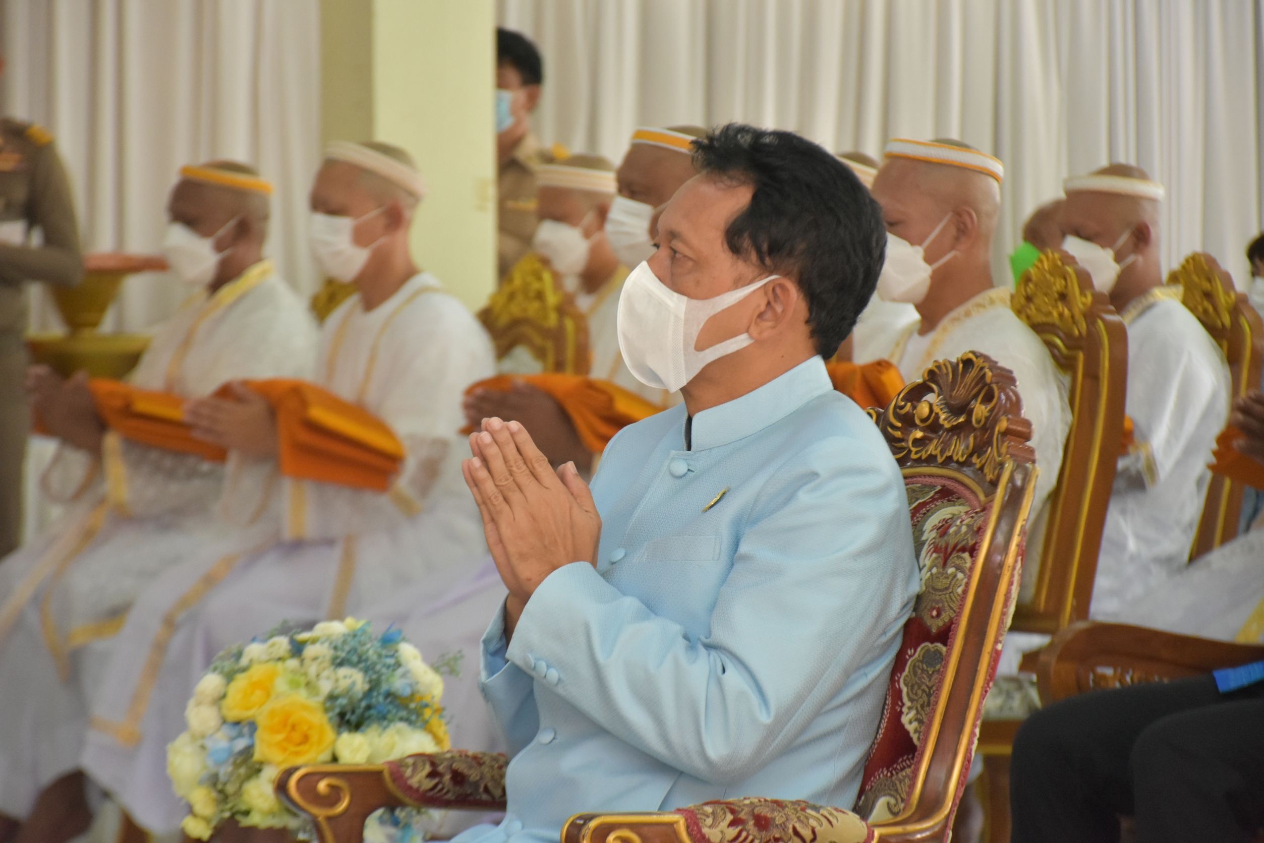 พังงา จัดพิธีบรรพชาอุปสมบทเฉลิมพระเกียรติฯ เนื่องในโอกาสมหามงคลเฉลิมพระชนมพรรษา 90 พรรษา 12 สิงหาคม 2565