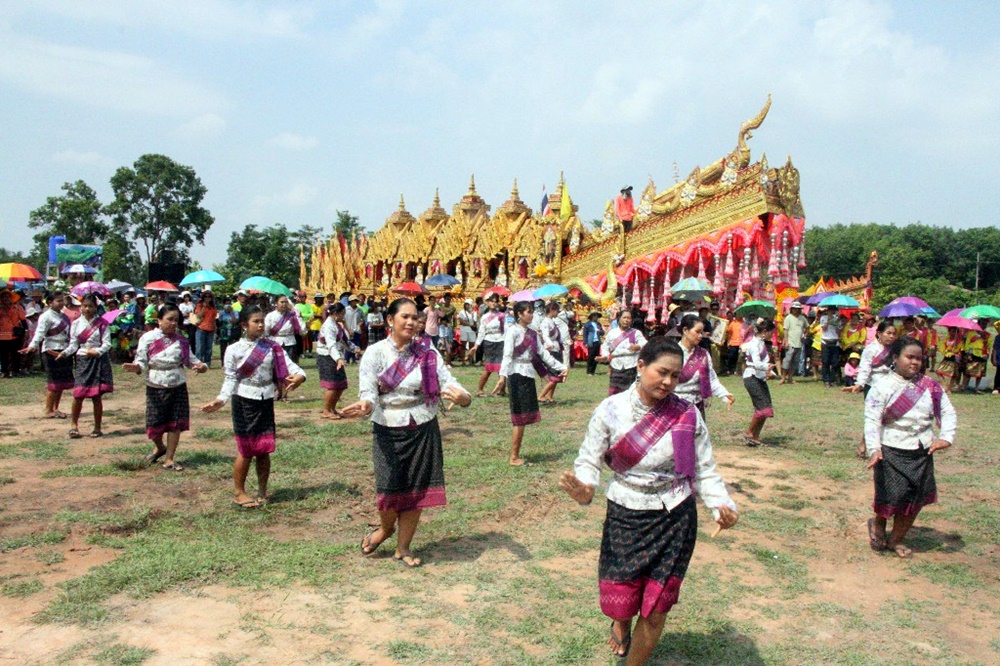 อบต.โคกกลาง จัดงานประเพณีบุญบั้งไฟบูชาพญาแถน
