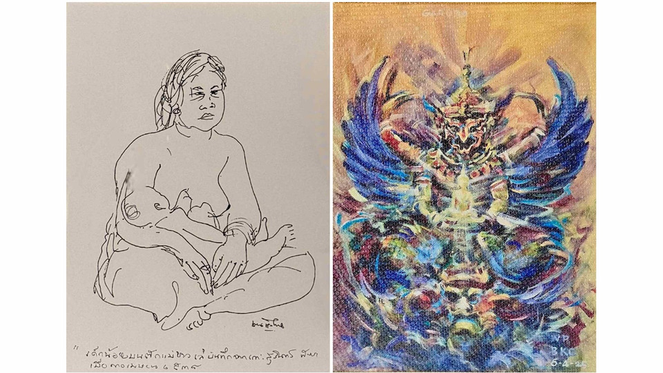เปิดไฮไลท์สุดเอ็กซ์คลูซีฟ นิทรรศการ Art Speaks One Language ชมงานศิลป์ “ชวน หลีกภัย–บุญเกียรติ โชควัฒนา”