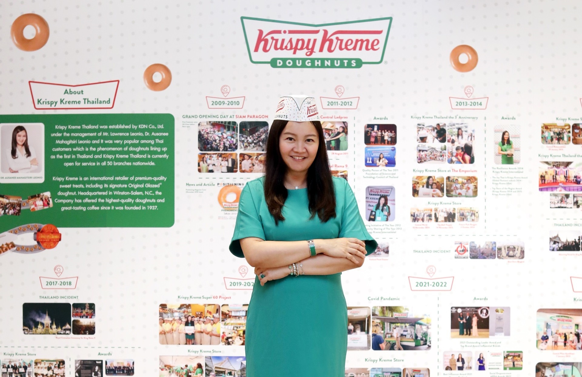 ส่งความสุขรับปีใหม่ไทยกับโฉมใหม่ของคริสปี้ ครีม  สาขาศูนย์การค้าเซ็นทรัล แจ้งวัฒนะ