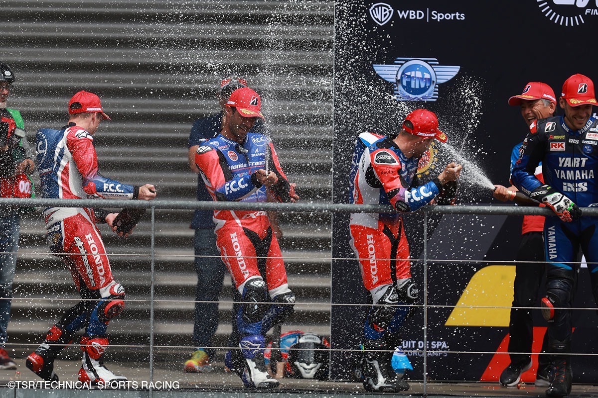 Honda CBR1000RR-R Fireblade SP ผงาดโพเดียม ศึกทรหด 24H SPA EWC Motos บวกแต้มสะสมเดินหน้าป้องกันแชมป์โลก