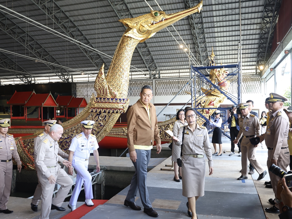“นายกฯ” ตรวจการจัดขบวนพยุหยาตราทางชลมารค ปลื้มมีส่วนร่วมพระราชพิธีสำคัญ 