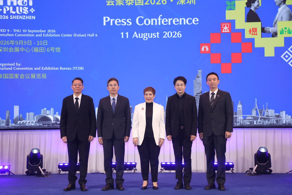 ทีเส็บ เปิดตัว "MEET Thai Plus 2026 Shenzhen" รวมพลภาครัฐ-เอกชน-การศึกษาครั้งใหญ่ เจาะนักธุรกิจจีนคุณภาพ