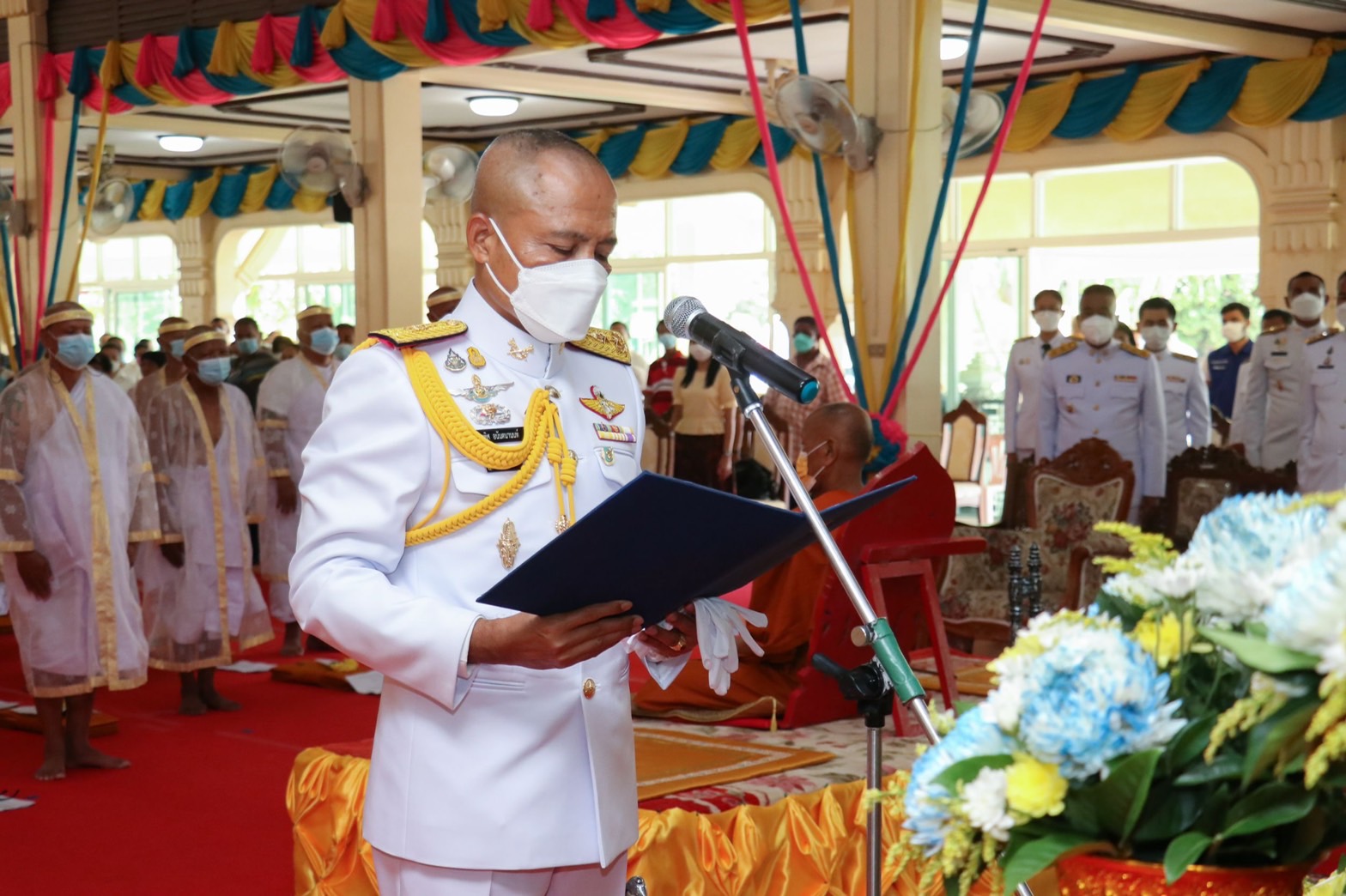 บรรพชาอุปสมบทหมู่เฉลิมพระเกียรติพระบรมราชชนนีพันปีหลวง2565