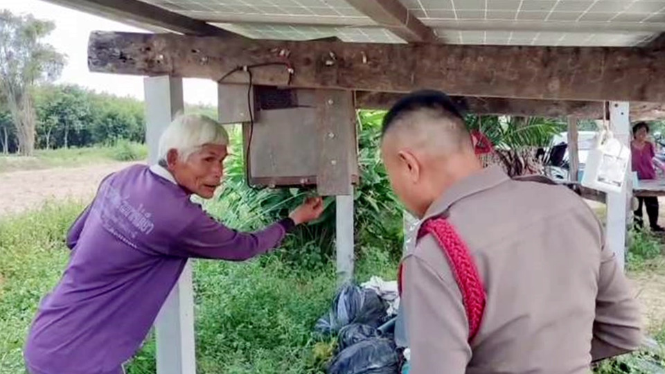 ตาฉุนหนัก! โจรลักสายไฟโซลาร์เซลล์สวนปาล์ม ดึงน้ำไม่ได้ หวั่นต้นปาล์มตาย
