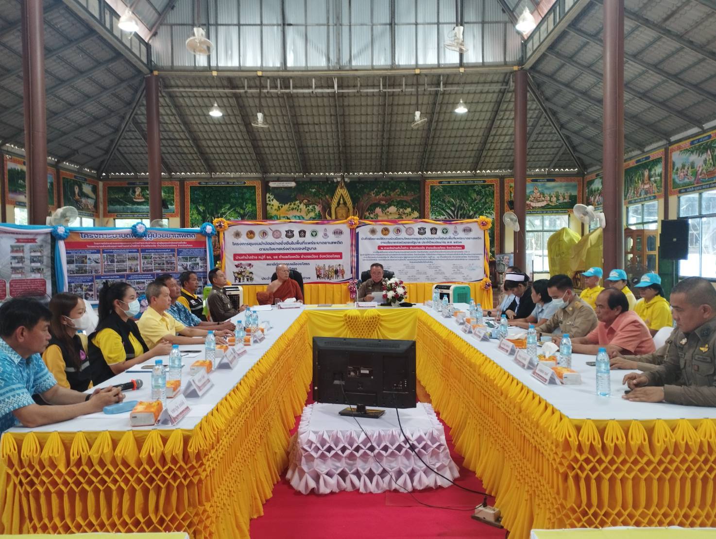 รองผบช.ภ 3ลงพื้นที่ยโสธรติดตามการขับเคลื่อนการบำบัดรักษาและฟื้นฟูสมรรถภาพผู้ใช้ยาเสพติดและผู้ป่วยสุขภาพจิต 