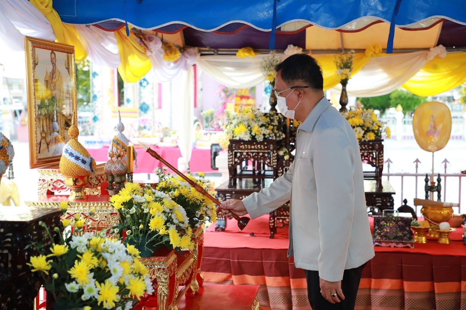 ยโสธรสวดพระพุทธมนต์ถวายเป็นพระราชกุศล
