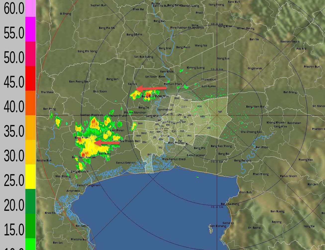 ฝนกลุ่มเล็ก! ทวีวัฒนาต่อเนื่องบางบัวทอง-สามพราน-บ้านแพ้ว