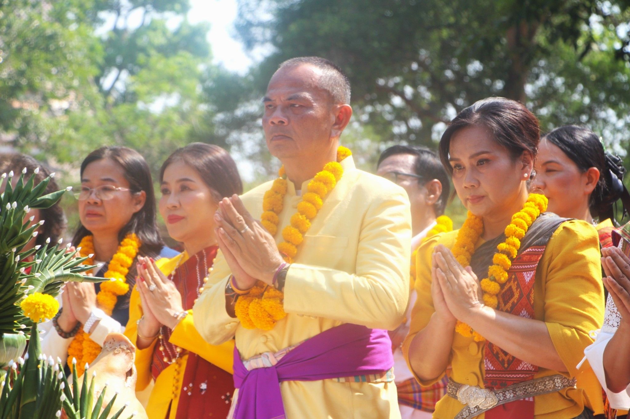 ร้อยเอ็ดบวงสรวงกู่บูชาท้าวคันธนามอำเภอโพนทราย ประจำปี 2567