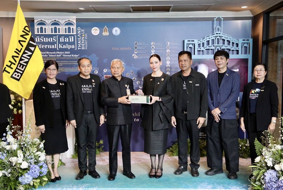 “ซาบีดา” รมว.วัฒนธรรม นำรองนายกฯ–ครม. เยี่ยมชมกิจกรรมศิลปะเบียนนาเล่ภูเก็ต