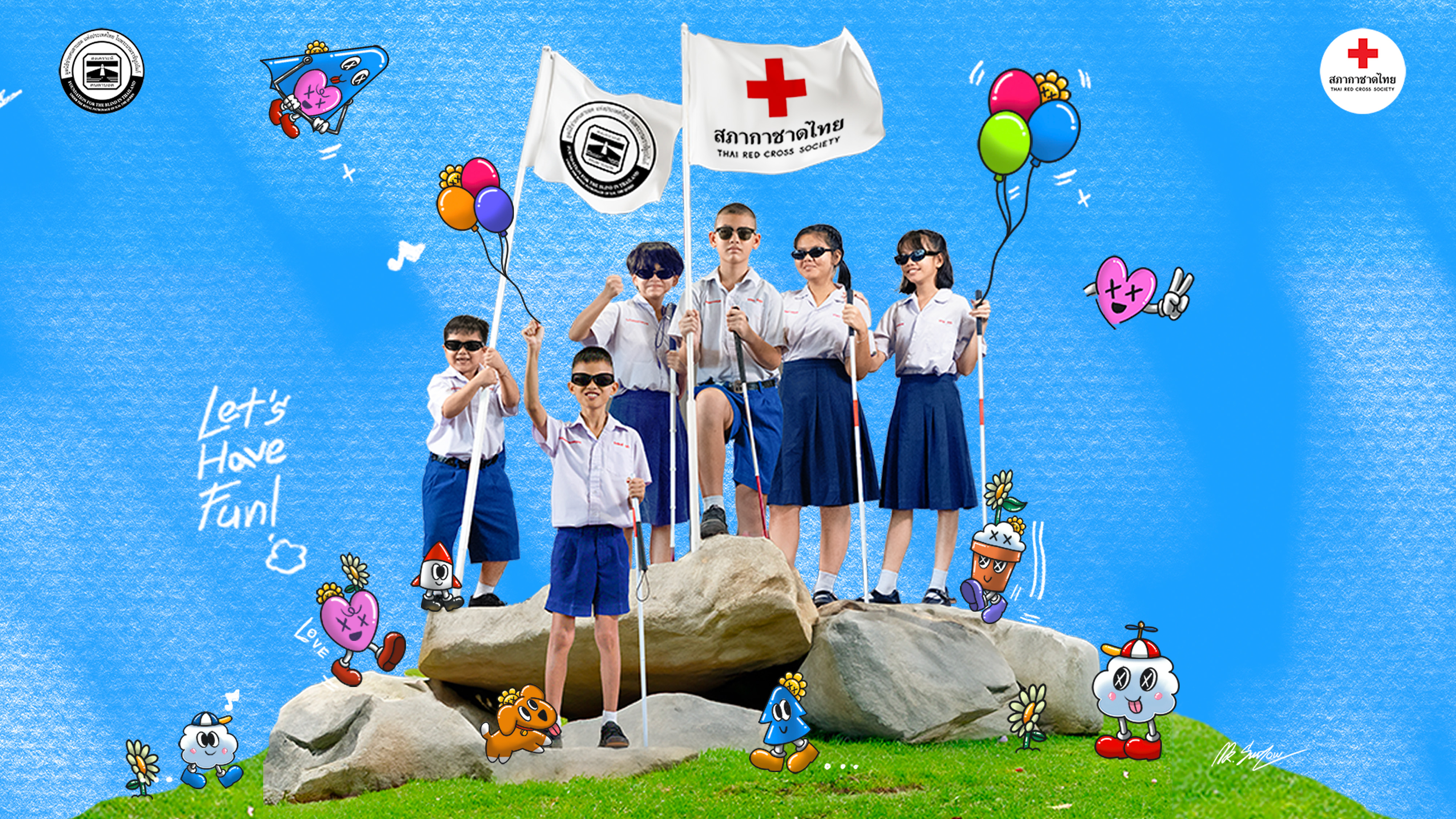 เริ่มแล้ว!กองทัพศิลปินมาร่วมสร้างสีสันความบันเทิงที่บูธมูลนิธิช่วยคนตาบอดฯในงานกาชาด 2567 ระหว่าง 11 - 22 ธ.ค.นี้