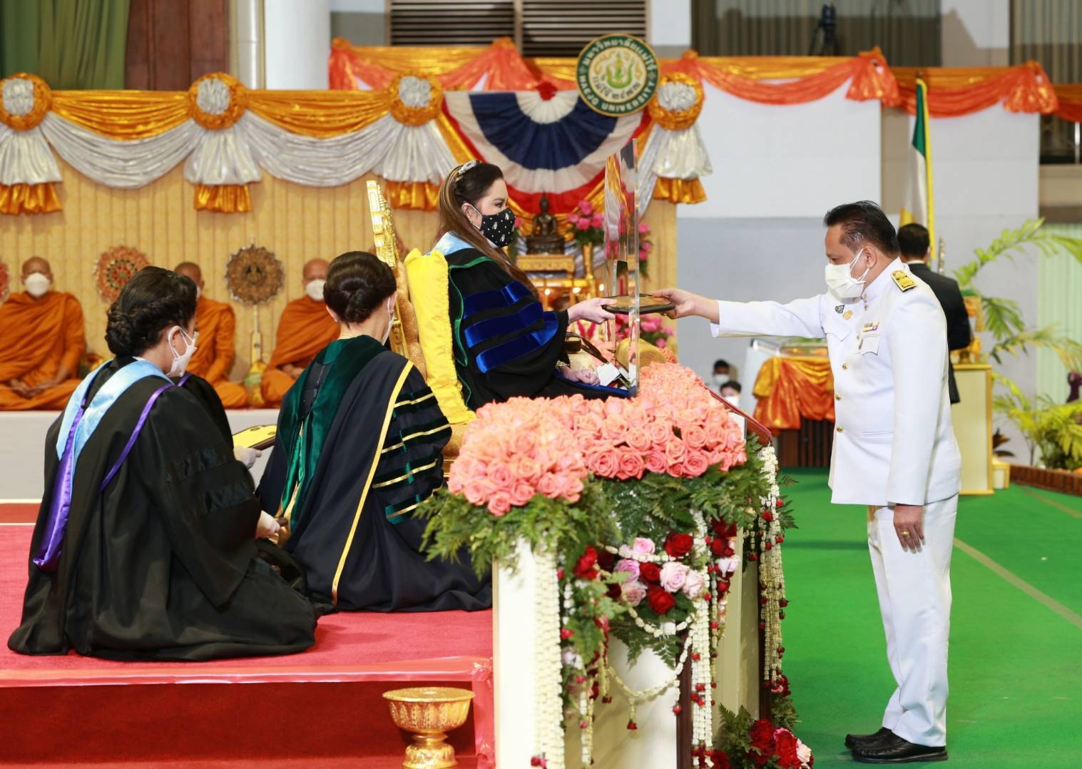 กรมพระศรีสวางควัฒนฯเสด็จแทนพระองค์  พระราชทานปริญญาบัตรมหาวิทยาลัยแม่โจ้